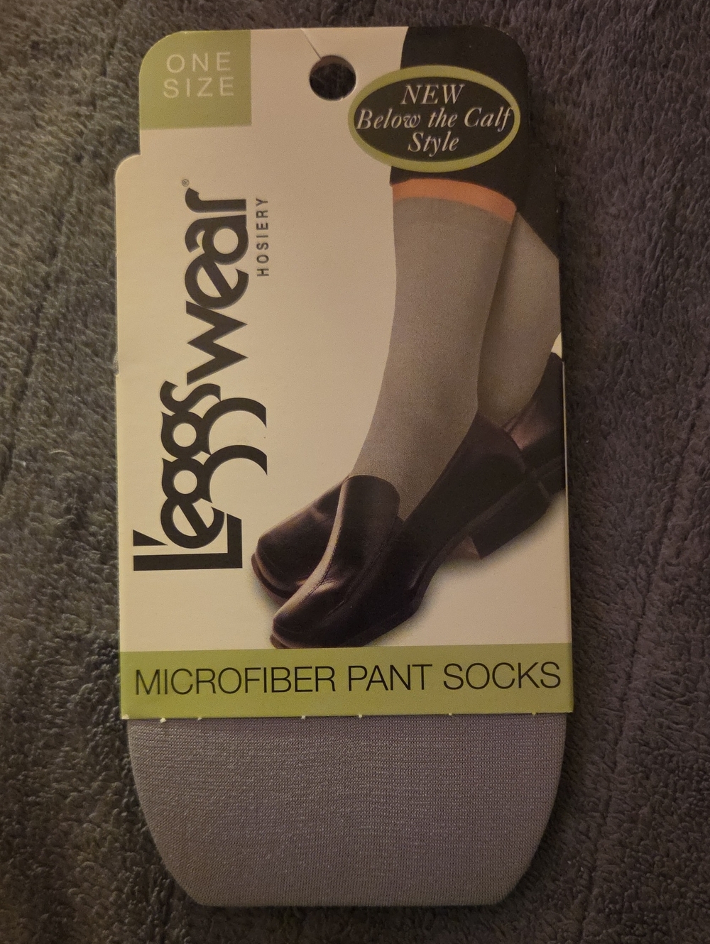 Microfiber Pant Socks - Light Gray (6 Packs)